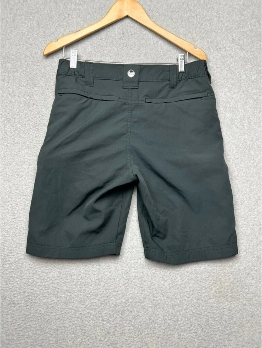 Wrangler Outdoor Series Shorts Mens 32 Black Hiking Cargo Tech Stretch Gorpcore
